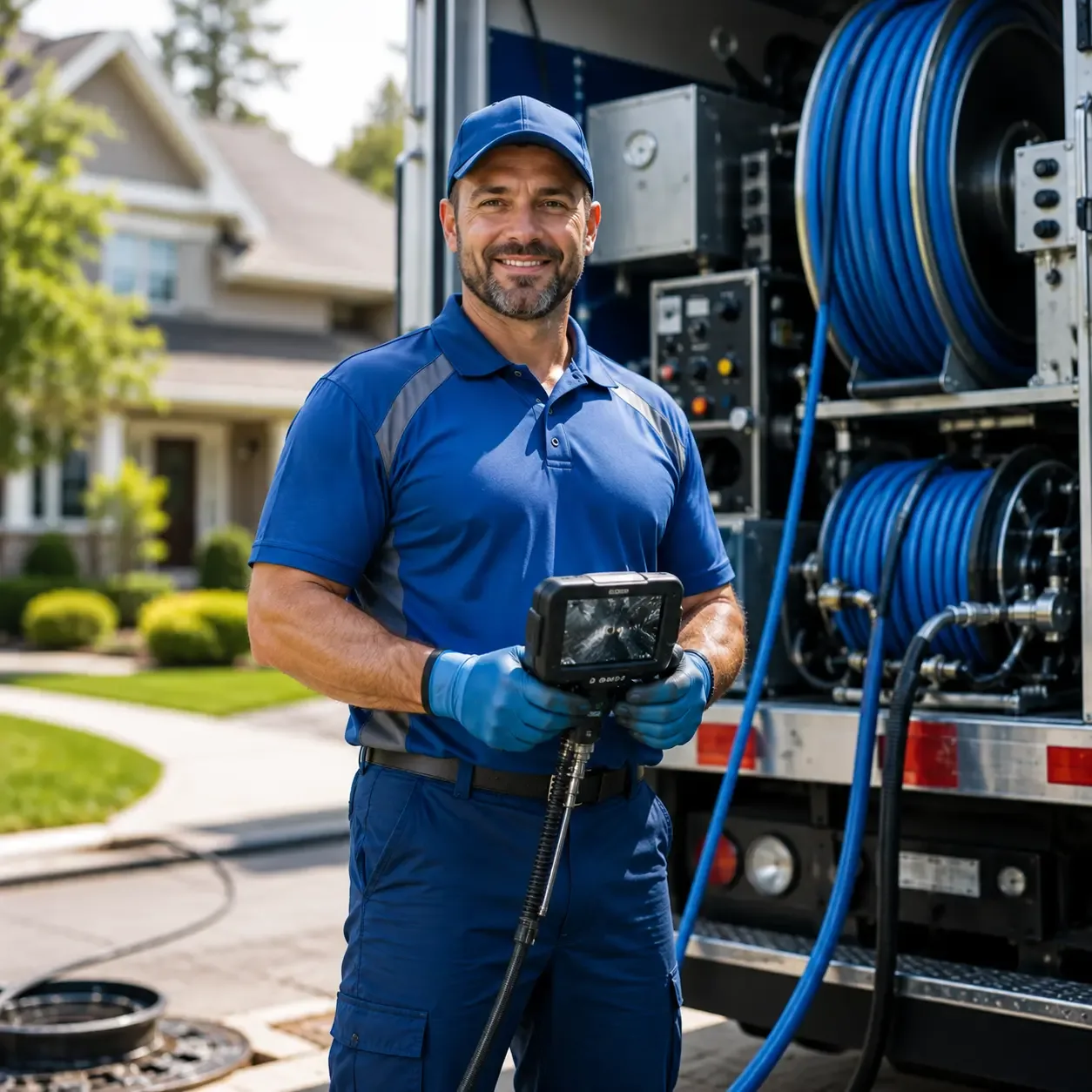 Local outdoor drain cleaning specialists in Mountain, WI